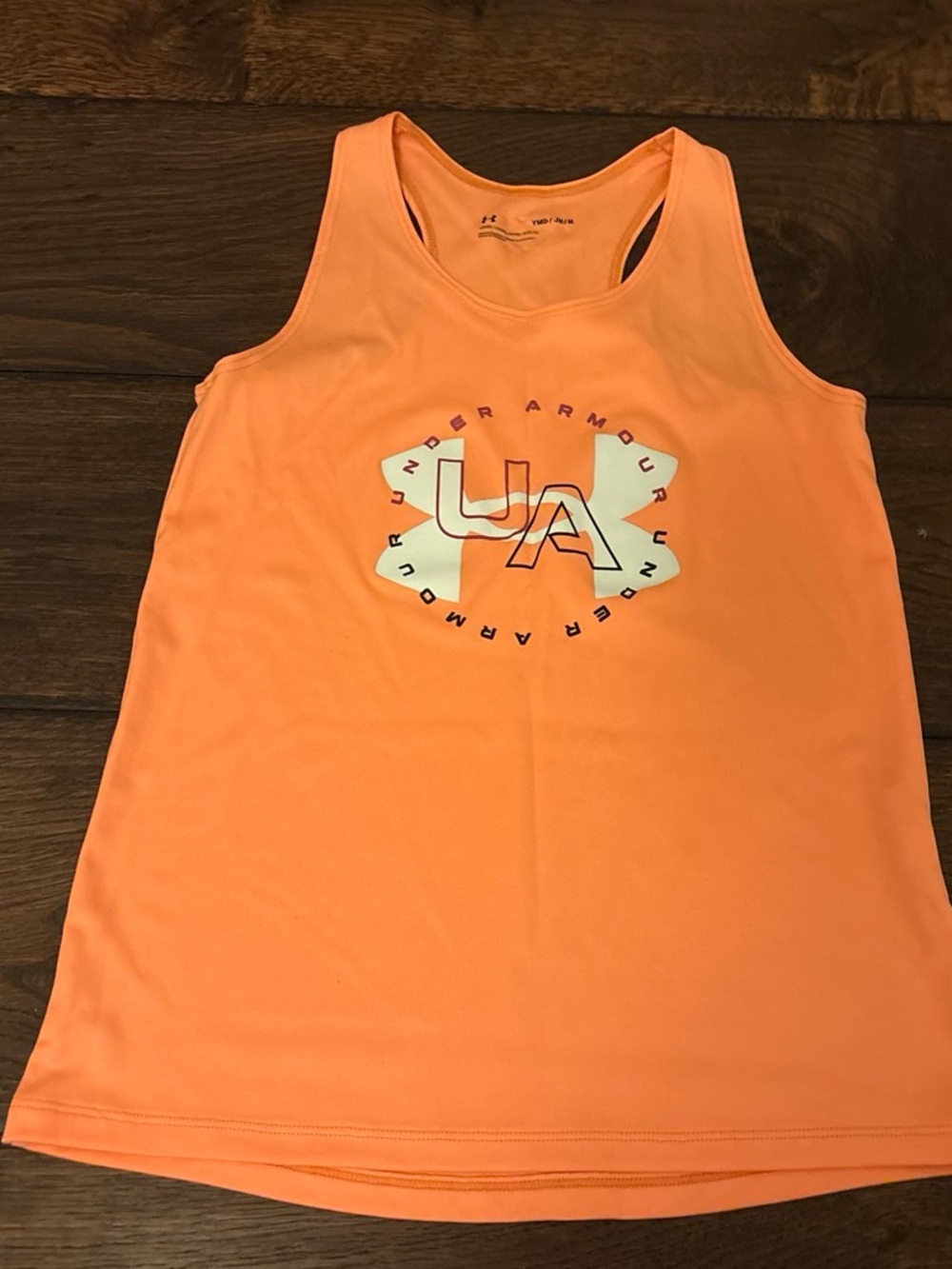 Under Armour Orange Racerback Performance Tank